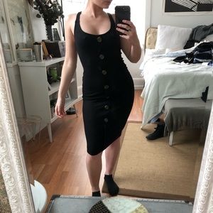 Long Black Pencil Dress